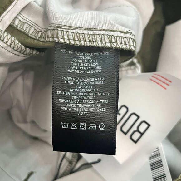 NEW URBAN OUTFITTERS BDG SHORTS LARGE ARMY OLIVE GREEN LENNON SKATE CARGO SHORT - Picture 7 of 8